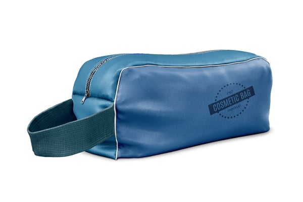 BOLSA DE COSMÉTICO PSD EDITÁVEL MOCKUP