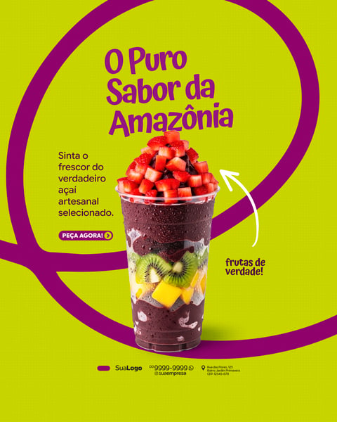 AÇAITERIA ARTESANAL SOCIAL MEDIA PSD EDITÁVEL 1