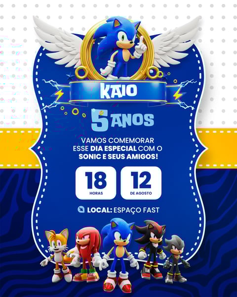 Convite Aniversário Infantil