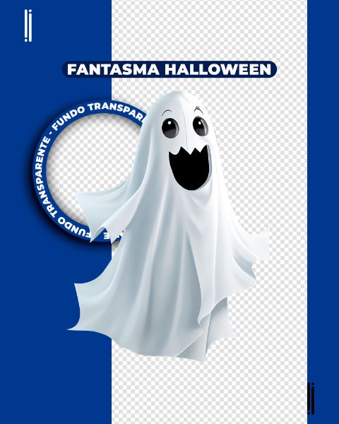 FANTASMA HALLOWEEN | IMAGEM SEM FUNDO | ELEMENTO 3D | PNG
