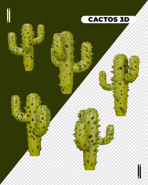 CACTO | ELEMENTOS 3D
