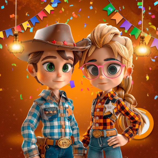 MASCOTES DE FESTA JUNINA MODELO 150