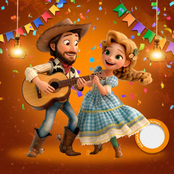 MASCOTES DE FESTA JUNINA MODELO 211