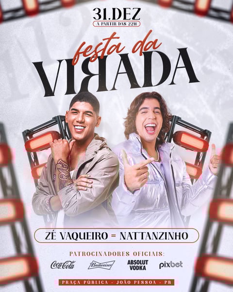 FLYER PSD ANO NOVO EVENTO FEED FESTA DA VIRADA
