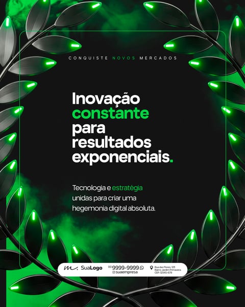 ESTRATÉGIA MARKETING DIGITAL ROMANO TECNOLÓGICO SOCIAL MEDIA PSD EDITÁVEL 6