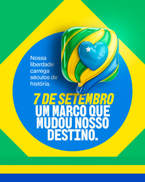7 DE SETEMBRO INDEPENDÊNCIA DO BRASIL SOCIAL MEDIA 3