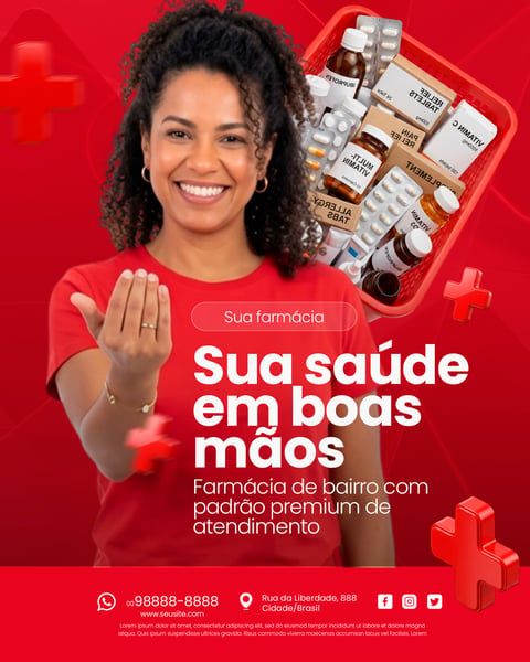 FARMÁCIA E DROGARIA SOCIAL MEDIA PSD EDITÁVEL 4