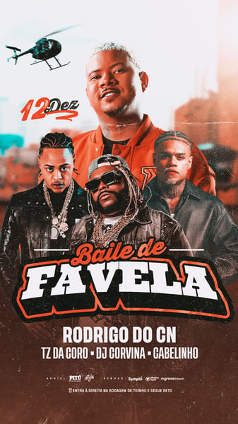 FLYER EVENTO BAILE FUNK STORY PSD EDITÁVEL
