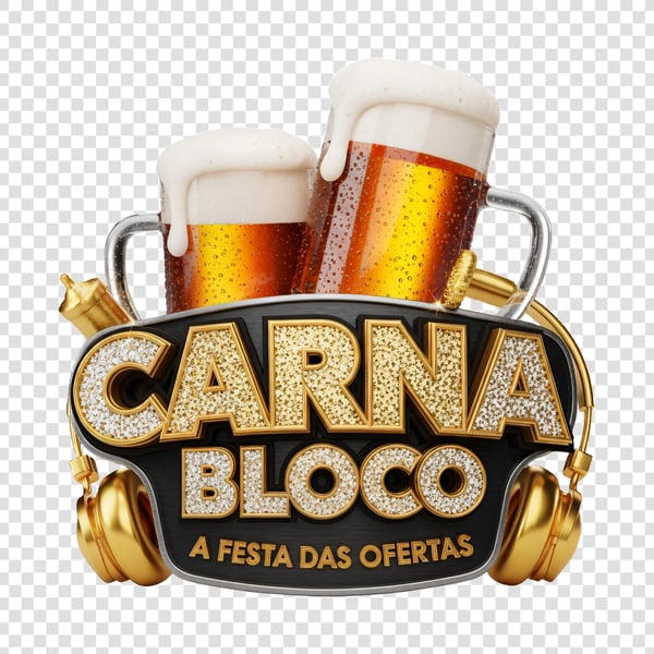 SELO 3D CARNAVAL BLOCO A FESTA DAS OFERTAS 10