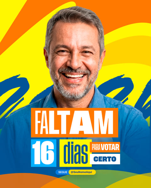Social Media Político | Eleições 2026 PSD Editável
