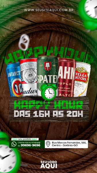 STORY | BAR | BOTECO | CERVEJARIA | DISK DE BEBIDAS | PSD EDITÁVEL