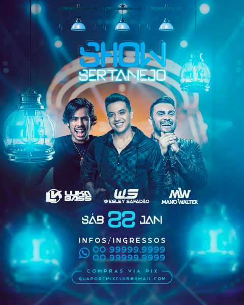 FLYER SHOW SERTANEJO