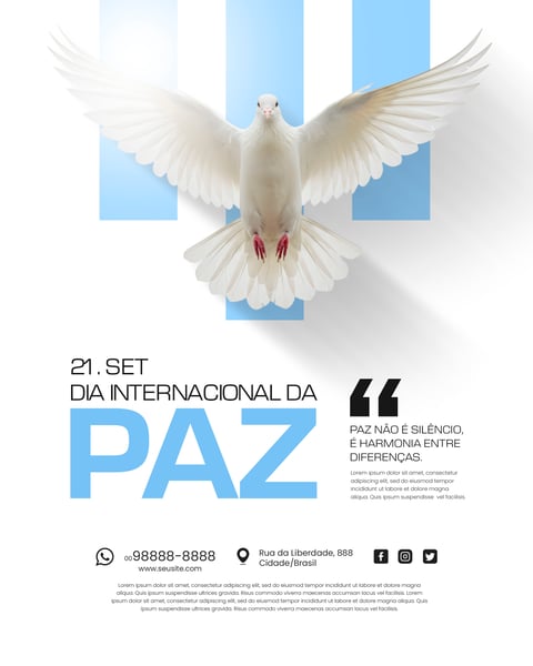 21 DE SETEMBRO DIA INTERNACIONAL DA PAZ