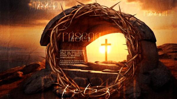 FELIZ PÁSCOA BANNER