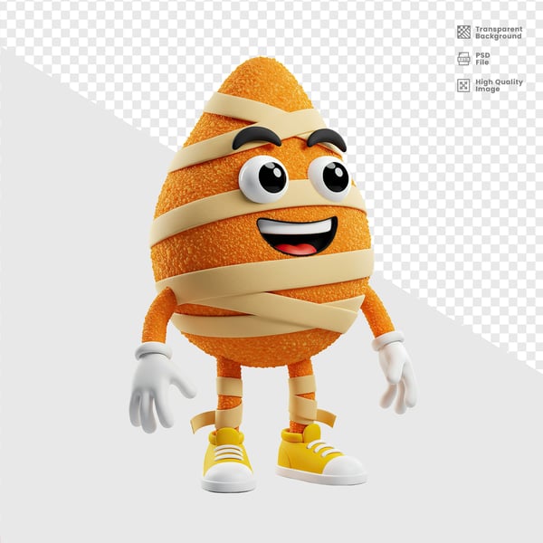 SR. COXINHA MASCOTE 3D