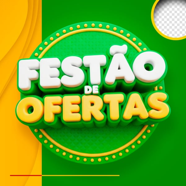 SELO 3D SUPERMERCADO