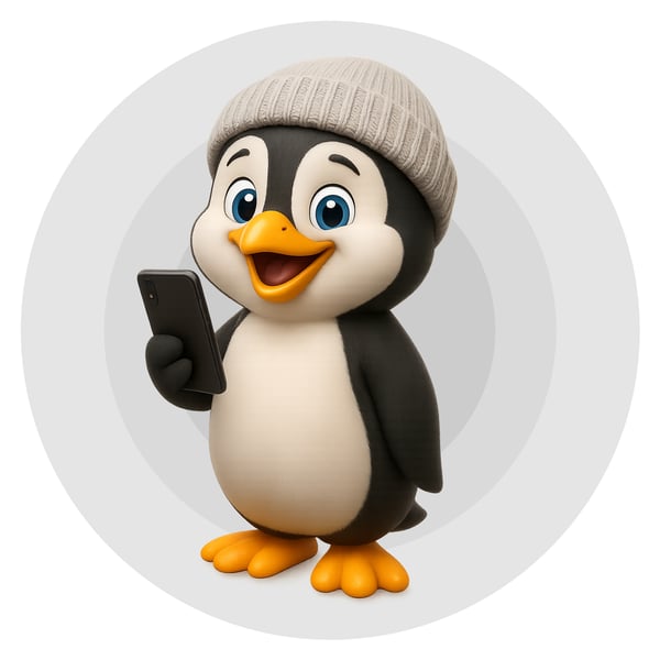 SOCIAL MEDIA MASCOTE SORVETERIA PINGUIM