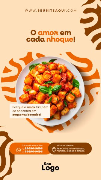 STORY - CASA DE MASSAS | RESTAURANTE | PSD EDITÁVEL