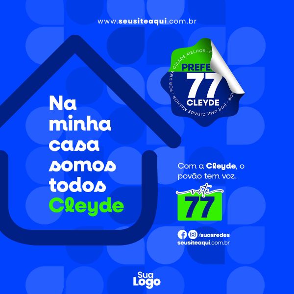 FEED QUADRADO - CAMPANHA POLITICA - SOCIAL MEDIA | PSD EDITÁVEL