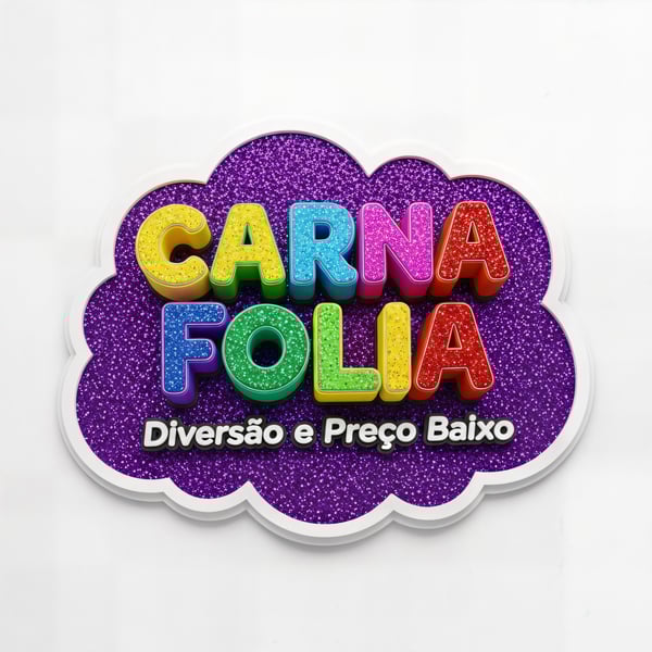 SELO 3D CARNAVAL FOLIA DIVERSÃO E PREÇO BAIXO 02