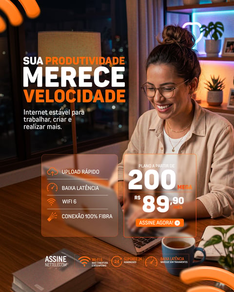 SOCIAL MEDIA PROVEDOR DE INTERNET FEED PSD EDITÁVEL 5