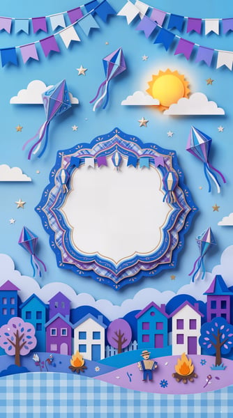 IMAGEM ILUSTRADA DE SÃO JOÃO E FESTA JUNINA 10
