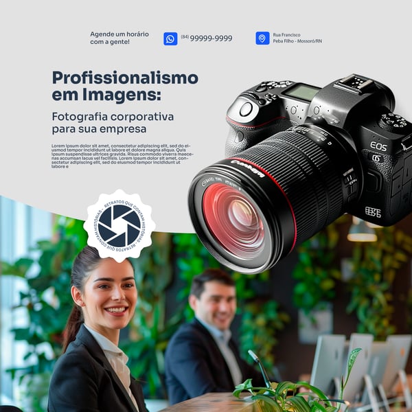 FOTÓGRAFO - FOTOS DE EQUIPE DE TRABALHO