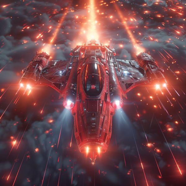 NAVE ESPACIAL | NEON | FUTURISTA | BACKGROUND