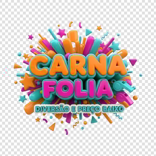 SELO 3D CARNAVAL FOLIA DIVERTIMENTO E PREÇO BAIXO 07