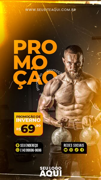 POST STORY - ACADEMIA - PROMOÇÃO DE INVERNO