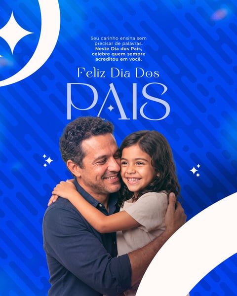 Post Dia dos Pais Social Media PSD Editável 2