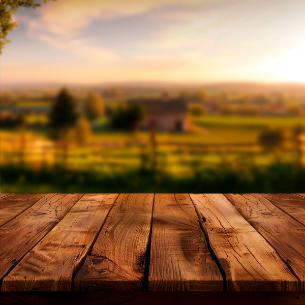MESA DE MADEIRA | FAZENDA | CAMPO | BACKGROUND | IMAGEM PARA COMPOSIÇÃO