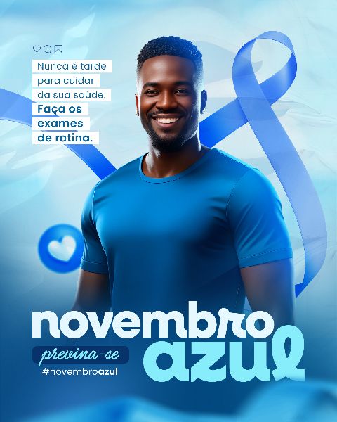 NOVEMBRO AZUL MÊS DO COMBATE AO CÂNCER DE PRÓSTATA 26