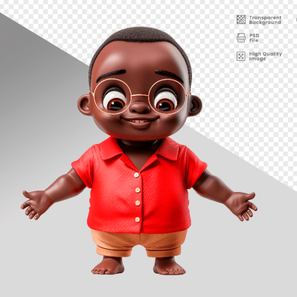 MASCOTE 3D PERSONAGEM PARA COMPOSIÇÃO
