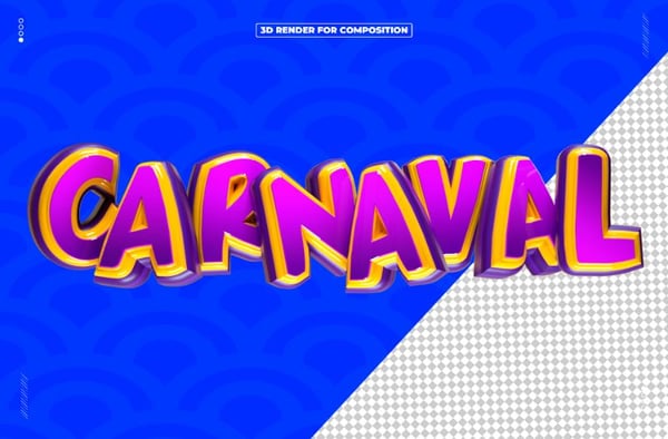 SELO 3D CARNAVAL