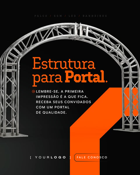 ESTRUTURA PARA PORTAL EVENTOS SOCIAL MEDIA PSD EDITÁVEL