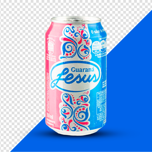 IMAGEM SEM FUNDO LATA REFRIGERANTE GUARANÁ JESUS