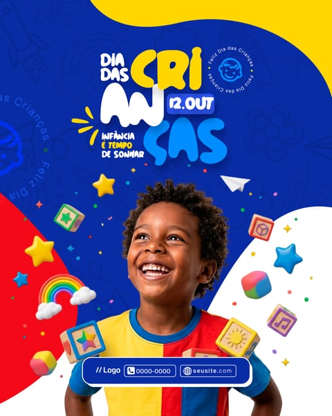 SOCIAL MEDIA DIA DAS CRIANÇAS PSD EDITÁVEL