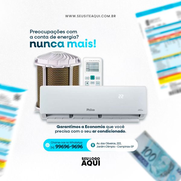 MANUTENÇÃO DE AR CONDICIONADO | SOCIAL MEDIA | PSD EDITÁVEL