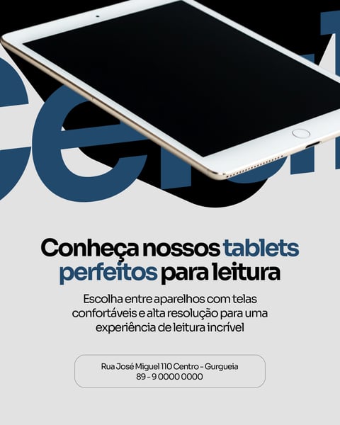 LOJA DE CELULARES - TABLETS PARA LEITURA