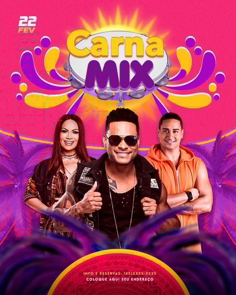 FLYER EVENTO CARNAVAL FEED