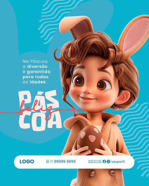 SOCIAL MEDIA FELIZ PÁSCOA