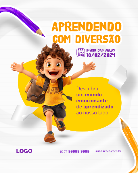 VOLTA AS AULAS: MATRÍCULAS ABERTAS 09