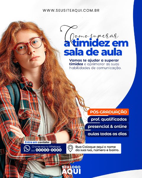 Feed |  Volta Às Aulas | Faculdade | Escola | Psd Editável