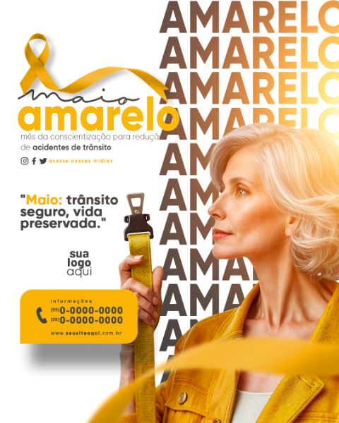 MAIO AMARELO PREVENÇÃO AOS ACIDENTES DE TRÂNSITO