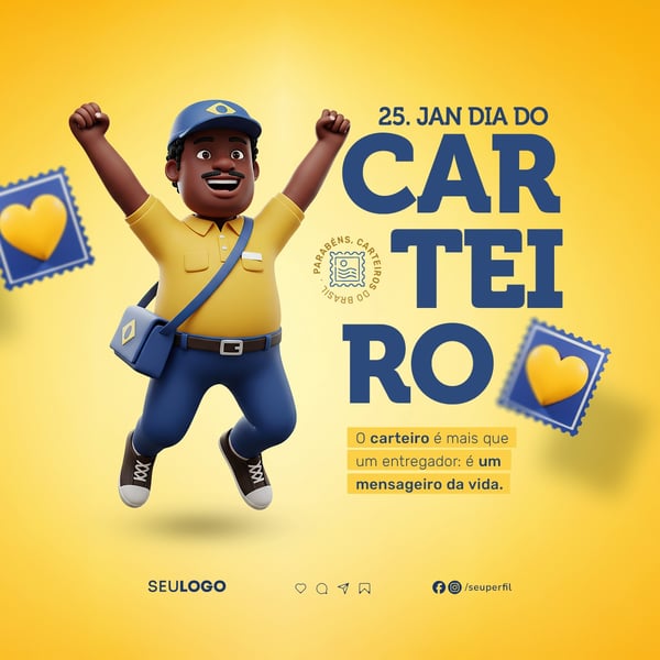 SOCIAL MEDIA DIA DO CARTEIRO