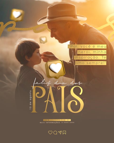 13 DE AGOSTO DIA DOS PAIS FEED