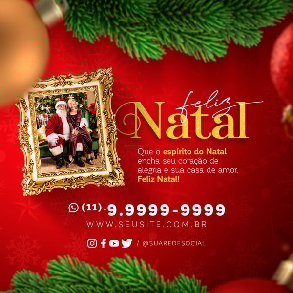 NVV SOCIAL MEDIA FELIZ NATAL FEED QUE O ESPIRITO DO NATAL