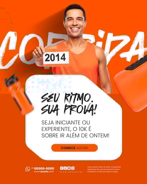 MARATONA CORRIDA SOCIAL MEDIA PSD EDITÁVEL 4