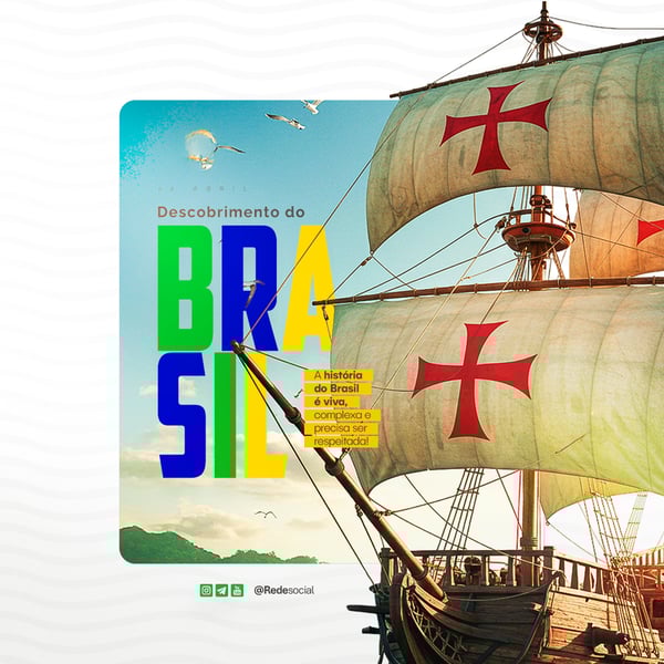 ZQP DESCOBRIMENTO DO BRASIL - 22 DE ABRIL SOCIAL MEDIA PSD EDITÁVEL (13)